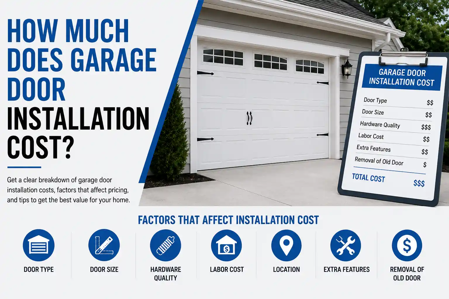How Much Does Garage Door Installation Cost?