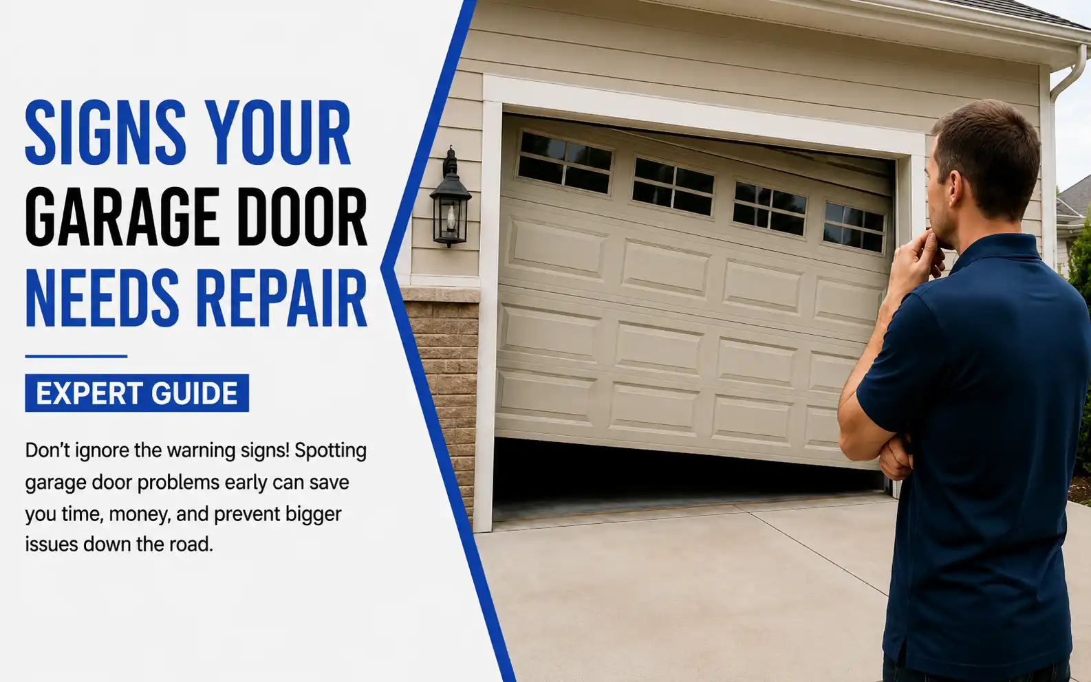 What Are the Signs My Garage Door Needs Repair?