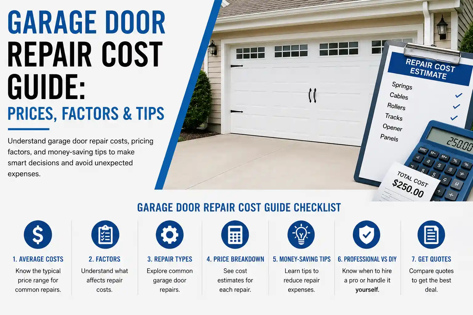 How Much Does It Cost to Fix a Garage Door?
