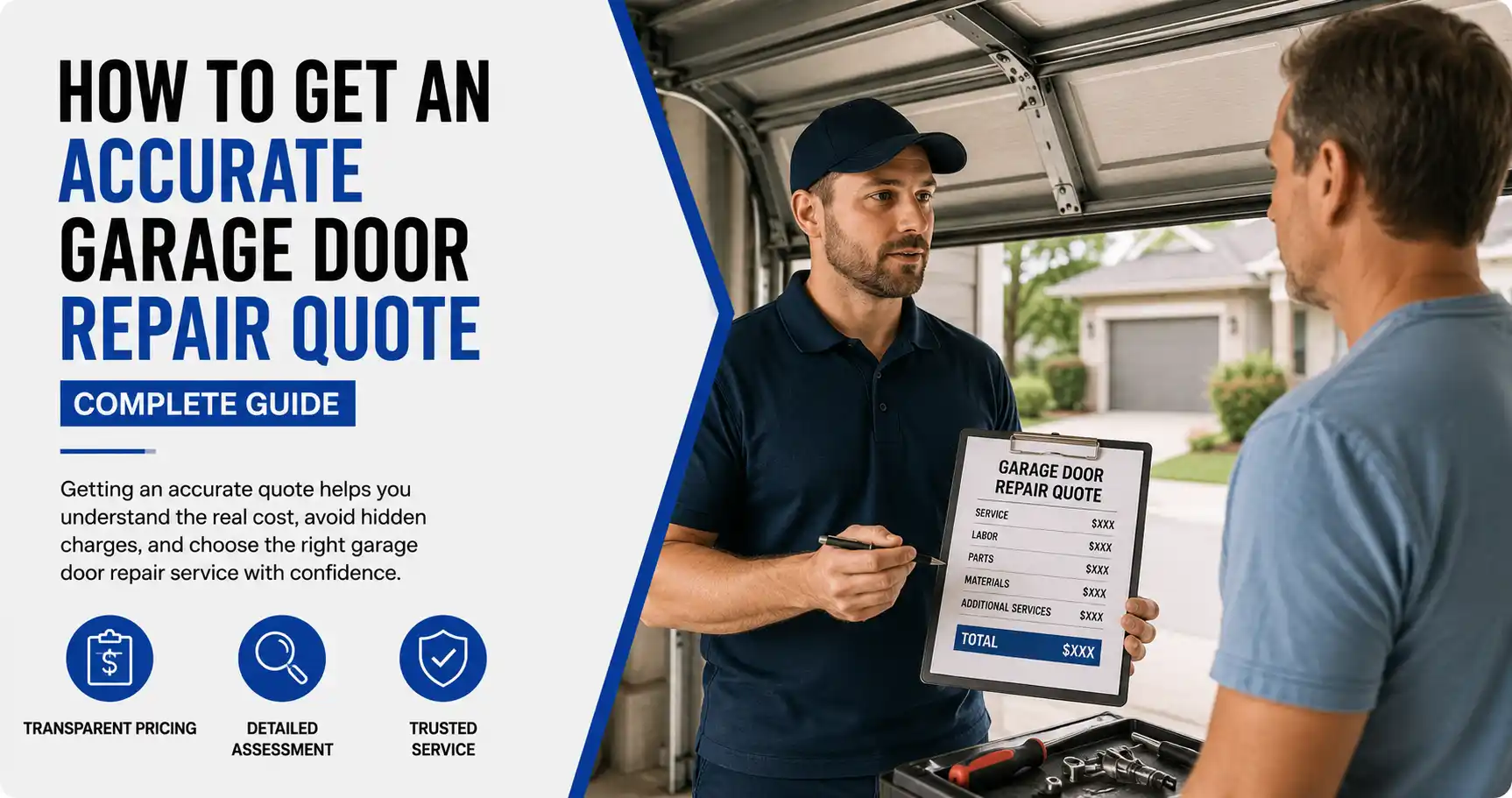 How Do I Get an Accurate Garage Door Repair Quote?