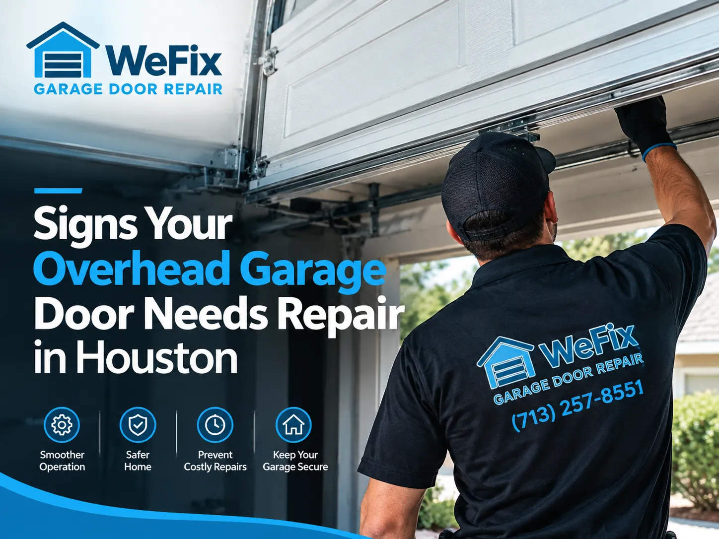 Signs Your Overhead Garage Door Needs Repair in Houston