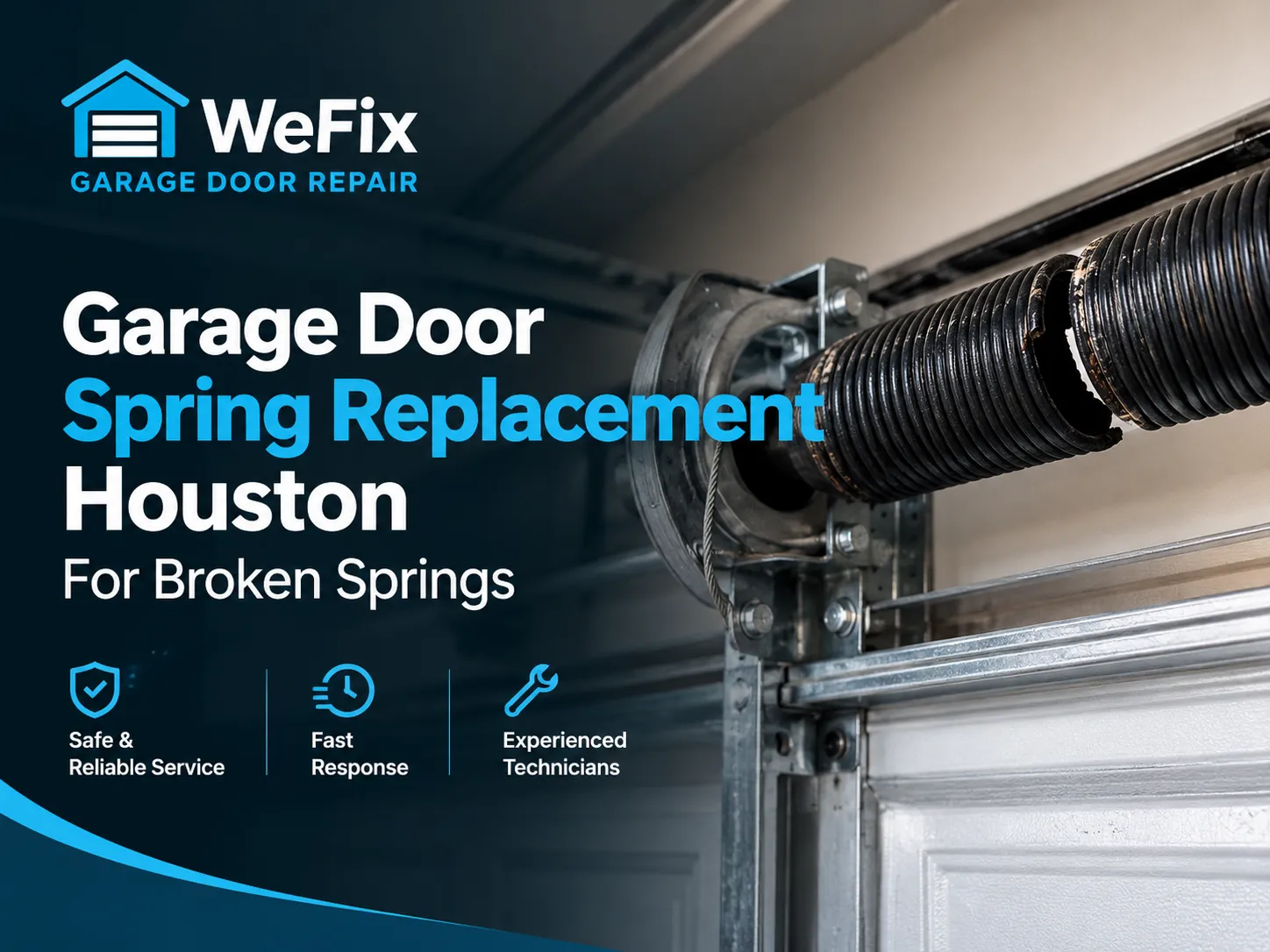 Garage Door Spring Replacement Houston for Broken Springs